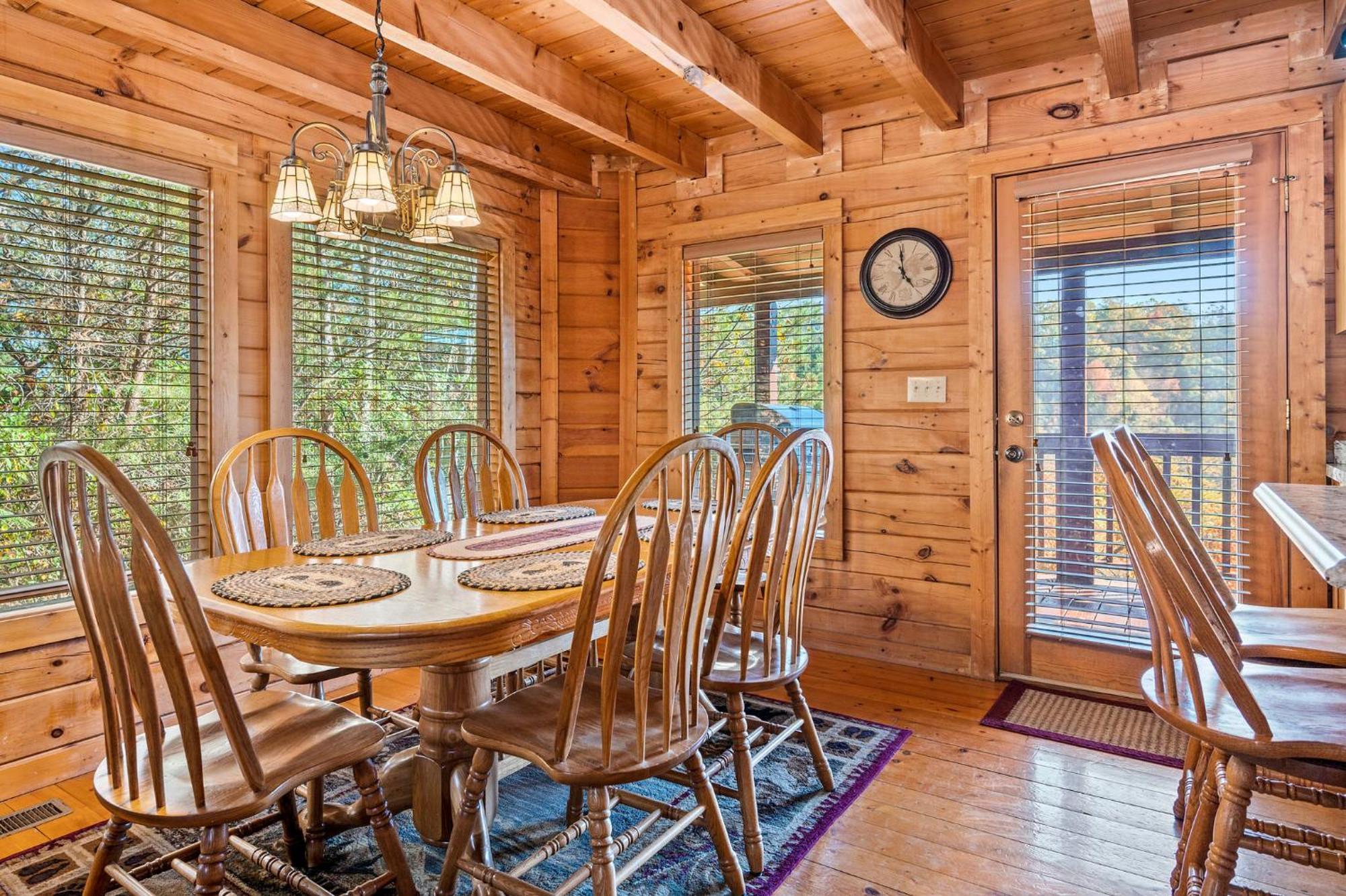 Bearfoot Pines - True Log Cabin - Wi-Fi, Hot Tub, Fishing, Deck With Views! - Mins To Pf Sevierville Exteriér fotografie